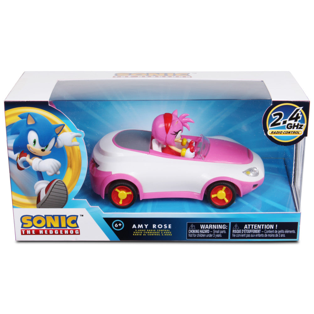 NKOK Team Sonic Racing RC - Amy Rose - Pink 1:28 Scale Vehicle - Image 2