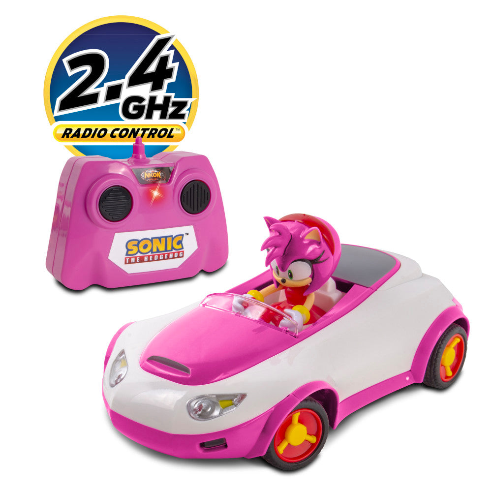 NKOK Team Sonic Racing RC - Amy Rose - Pink 1:28 Scale Vehicle - Image 3