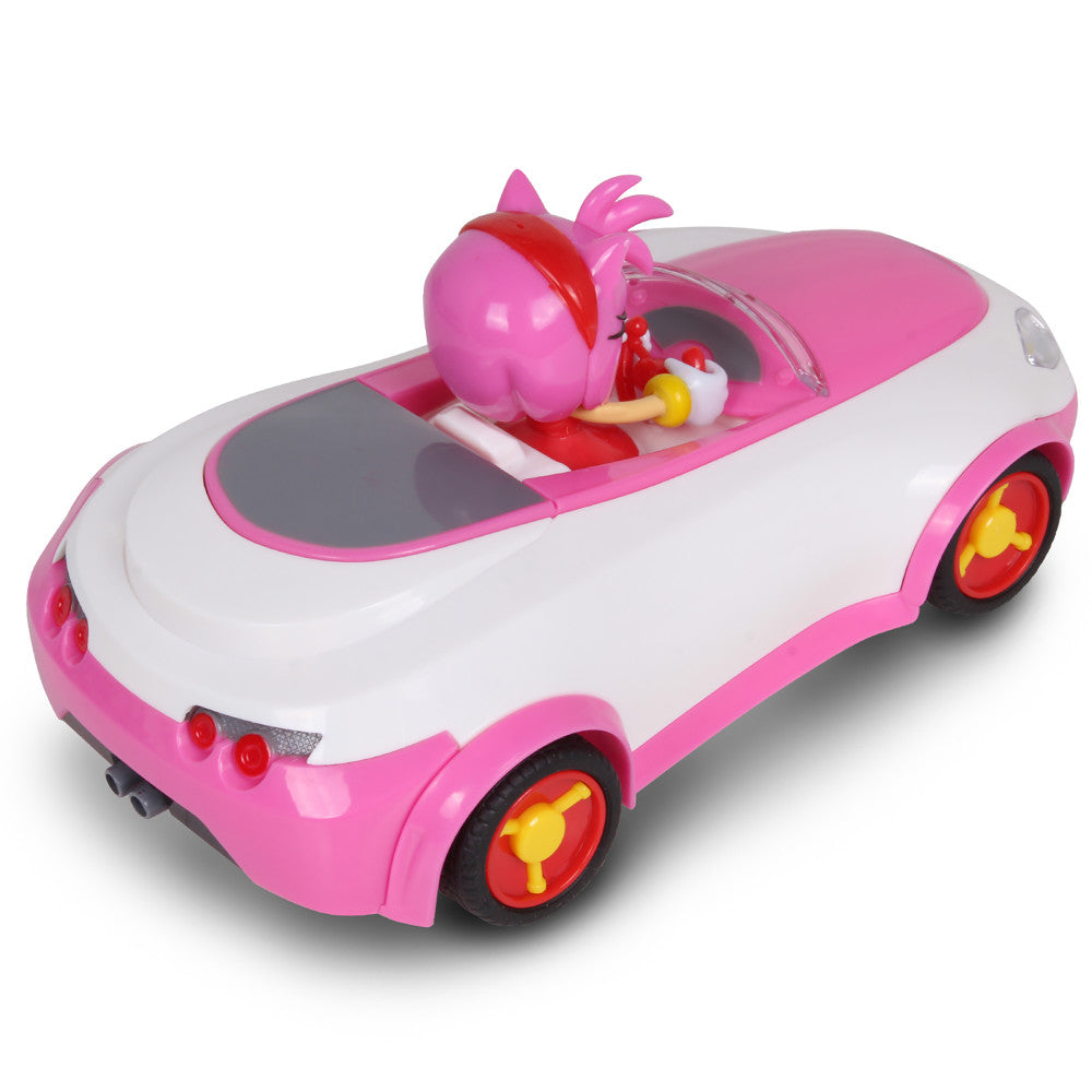 NKOK Team Sonic Racing RC - Amy Rose - Pink 1:28 Scale Vehicle - Image 5