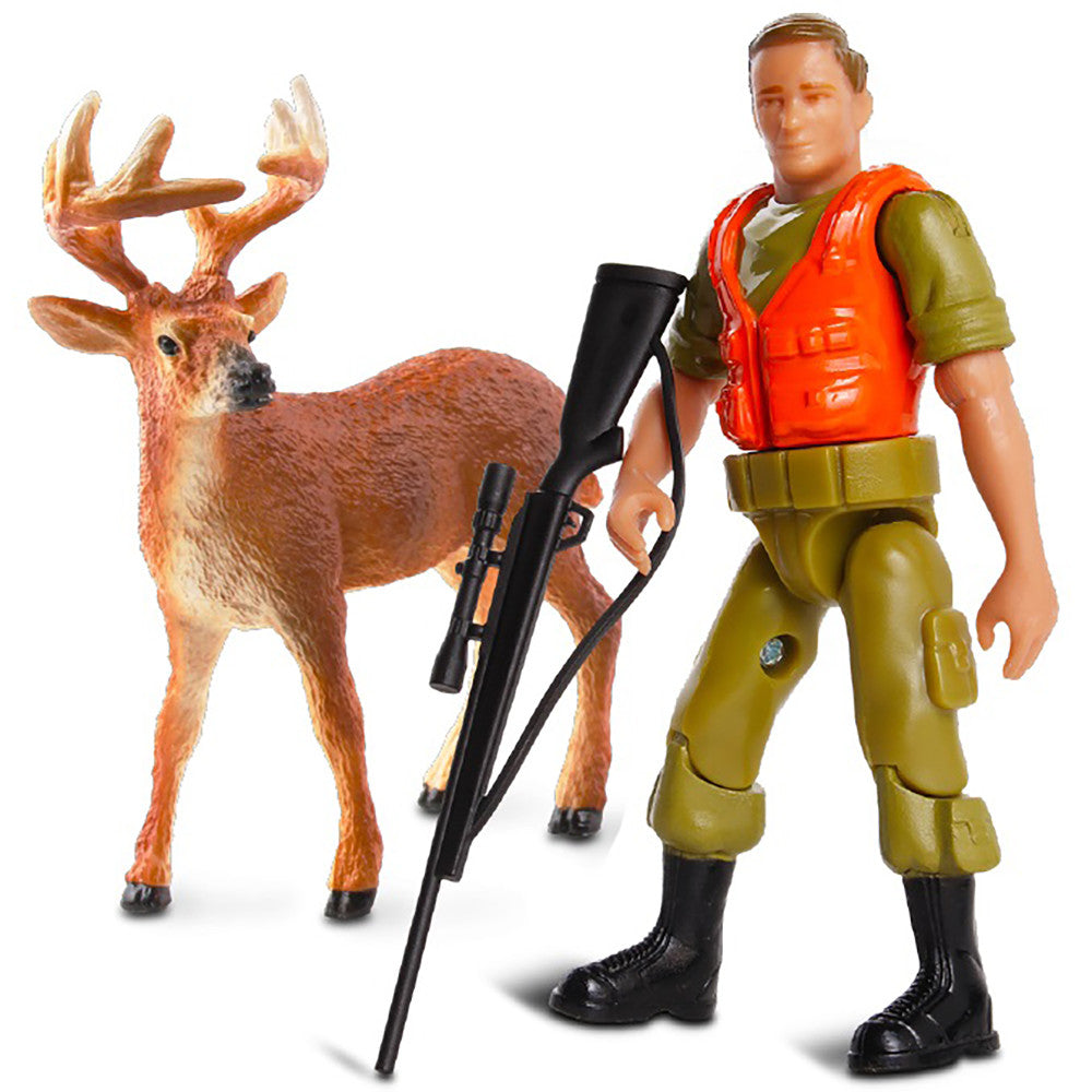 NKOK RealTree 1:18 Scale Buck Hunting Adventure Playset - Image 7