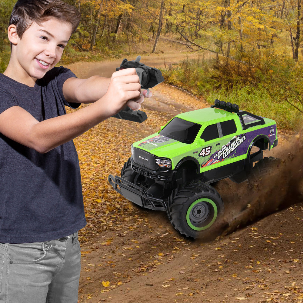 NKOK Mean Machines RC Ram 2500 Power Wagon - Green - Image 2