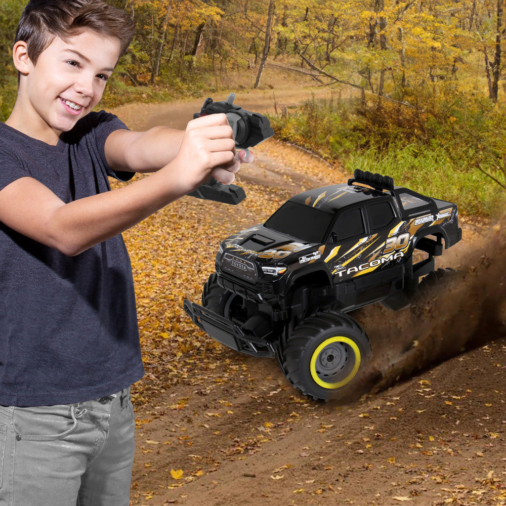 NKOK Mean Machines RTR RC Toyota Tacoma - Orange-Black - Image 2