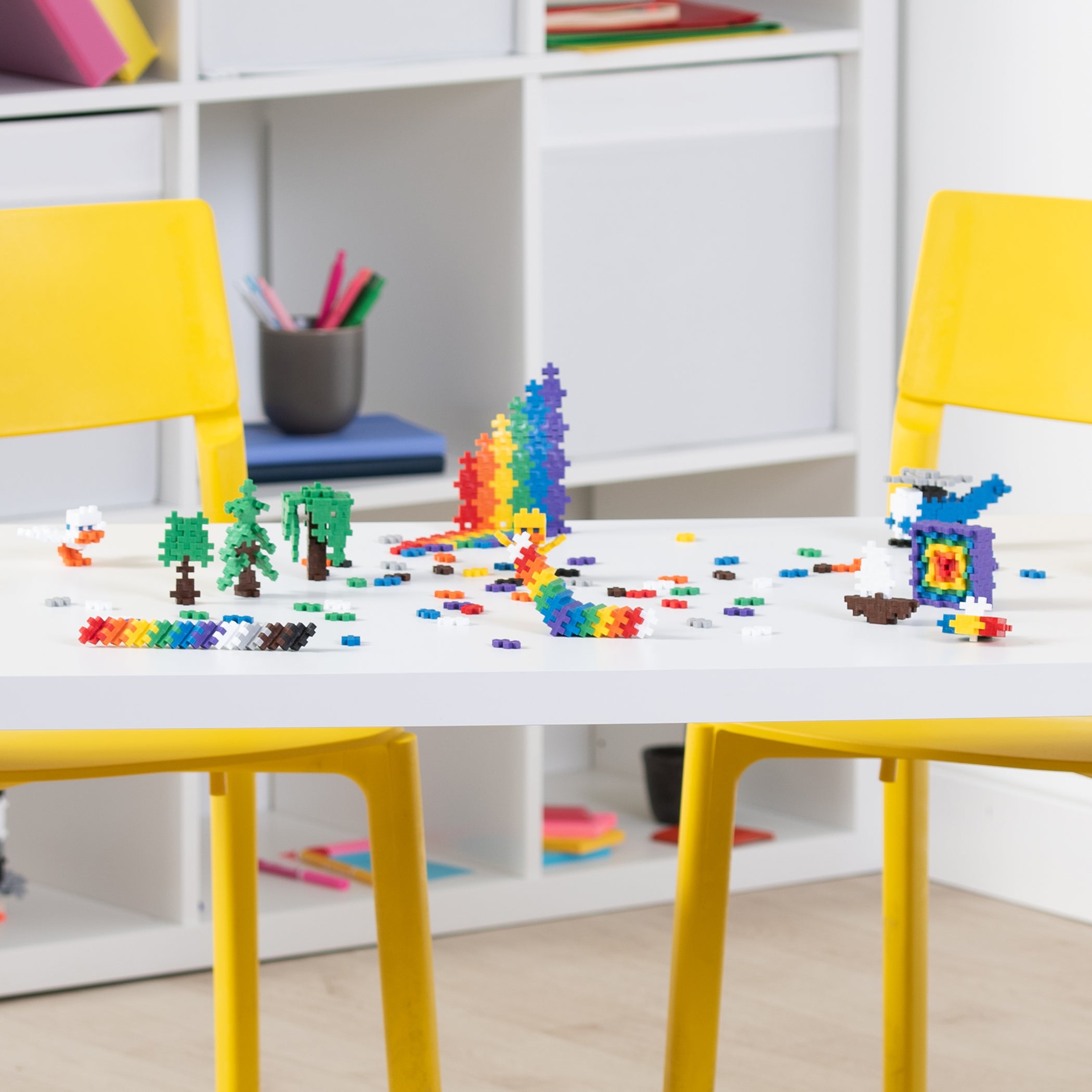 Plus-Plus Basic 240-Piece Construction Building Set - Colorful Interlocking Mini Puzzle Blocks - Image 2