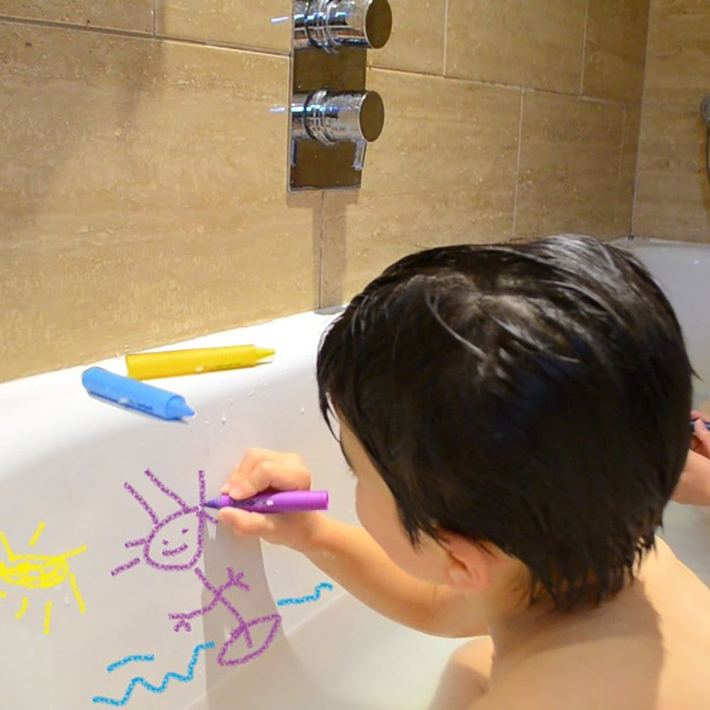 Buddy & Barney Color Magic Bath Time Crayons - 8 Vibrant Washable Crayons - Image 5