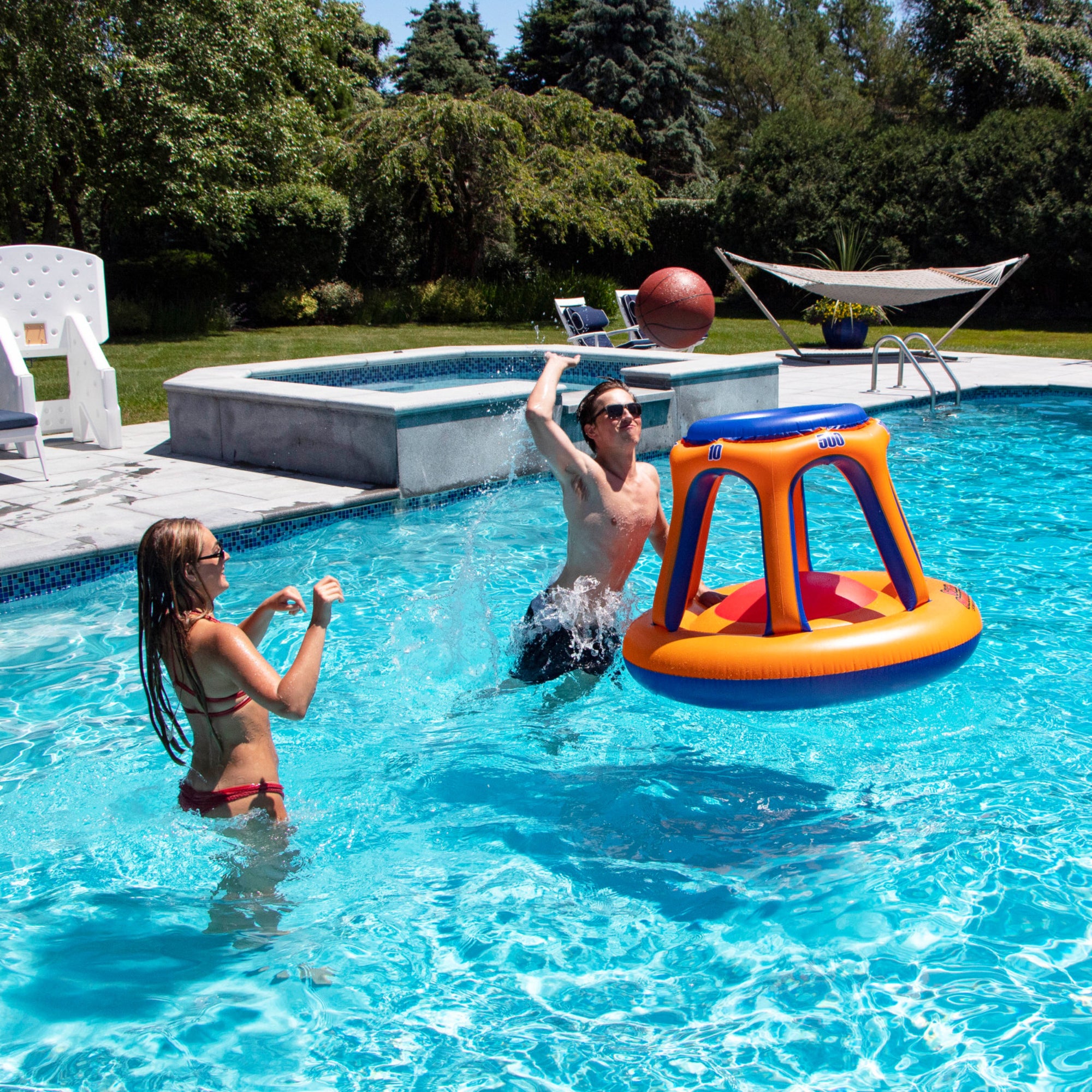 Swimline Giant Shootball Inflatable Basketball Water Game - Image 2