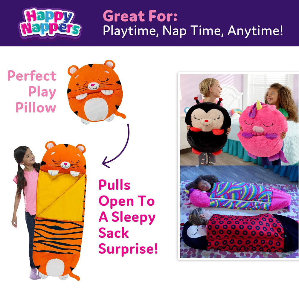 Happy Nappers Tiger Tobi 66 inch Plush Sleepy Sack - Large - Image 3