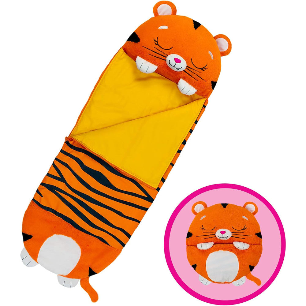 Happy Nappers Tiger Tobi 66 inch Plush Sleepy Sack - Large - Image 6