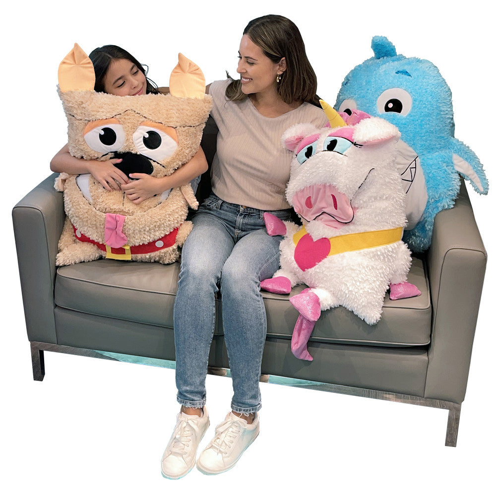 Shamzees Shark Plush Pillow Cover - Huggable Blue Friend for Bedtime - Image 5