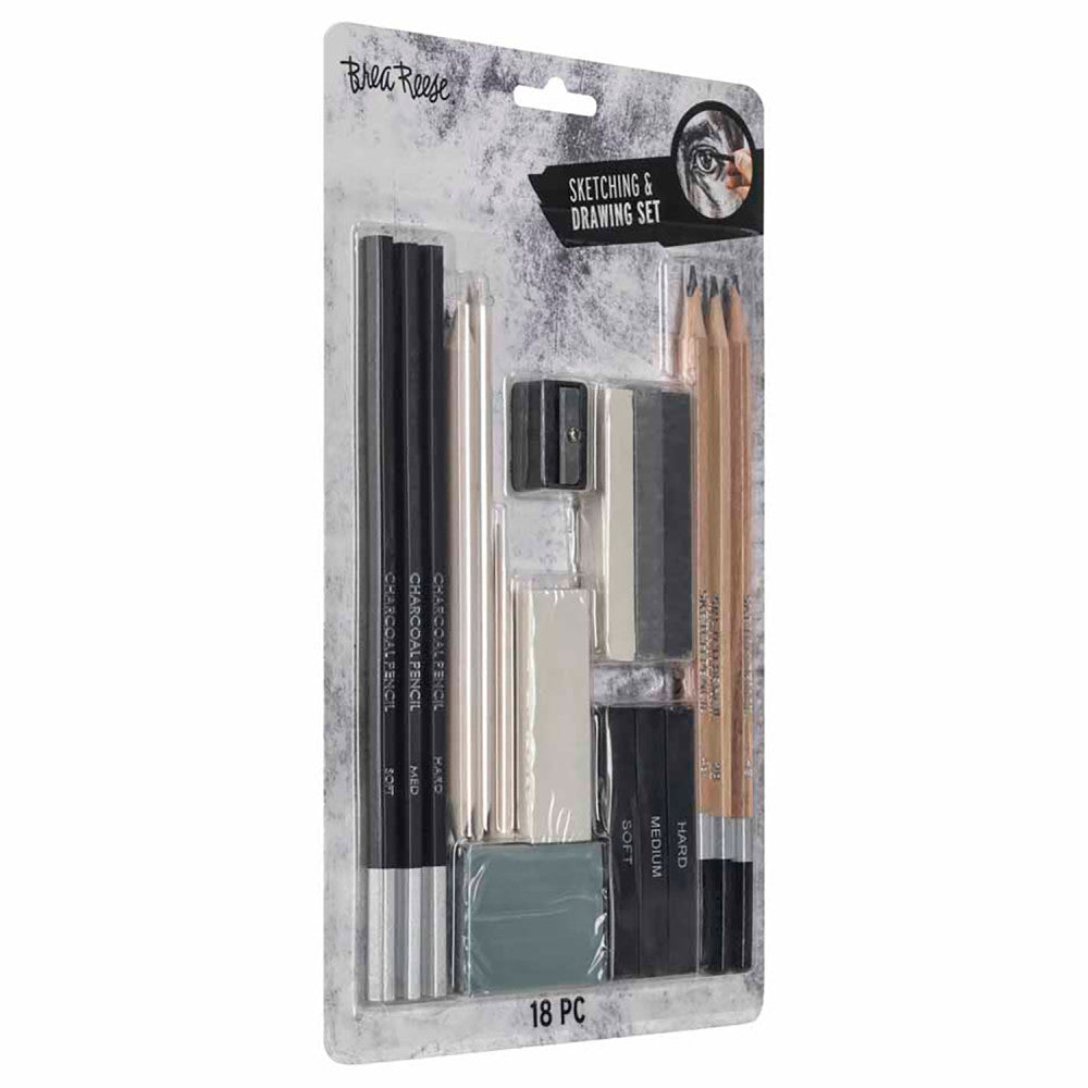 Brea Reese Beginners Sketch & Draw Set - 18pc Art Kit - Image 4