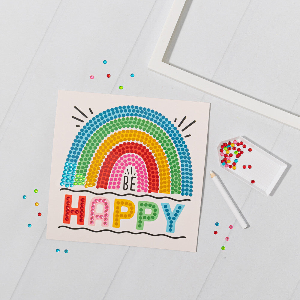 Little Yellow Bicycle Rainbow & Blooms Gem Art Kit - 1100+ pc Set - Image 3