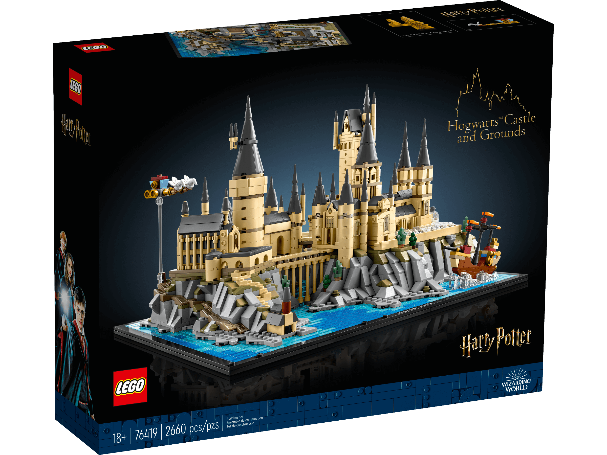 LEGO Harry Potter Hogwarts Castle and Grounds 76419 Building Set - 2,660 Pieces - Image 3