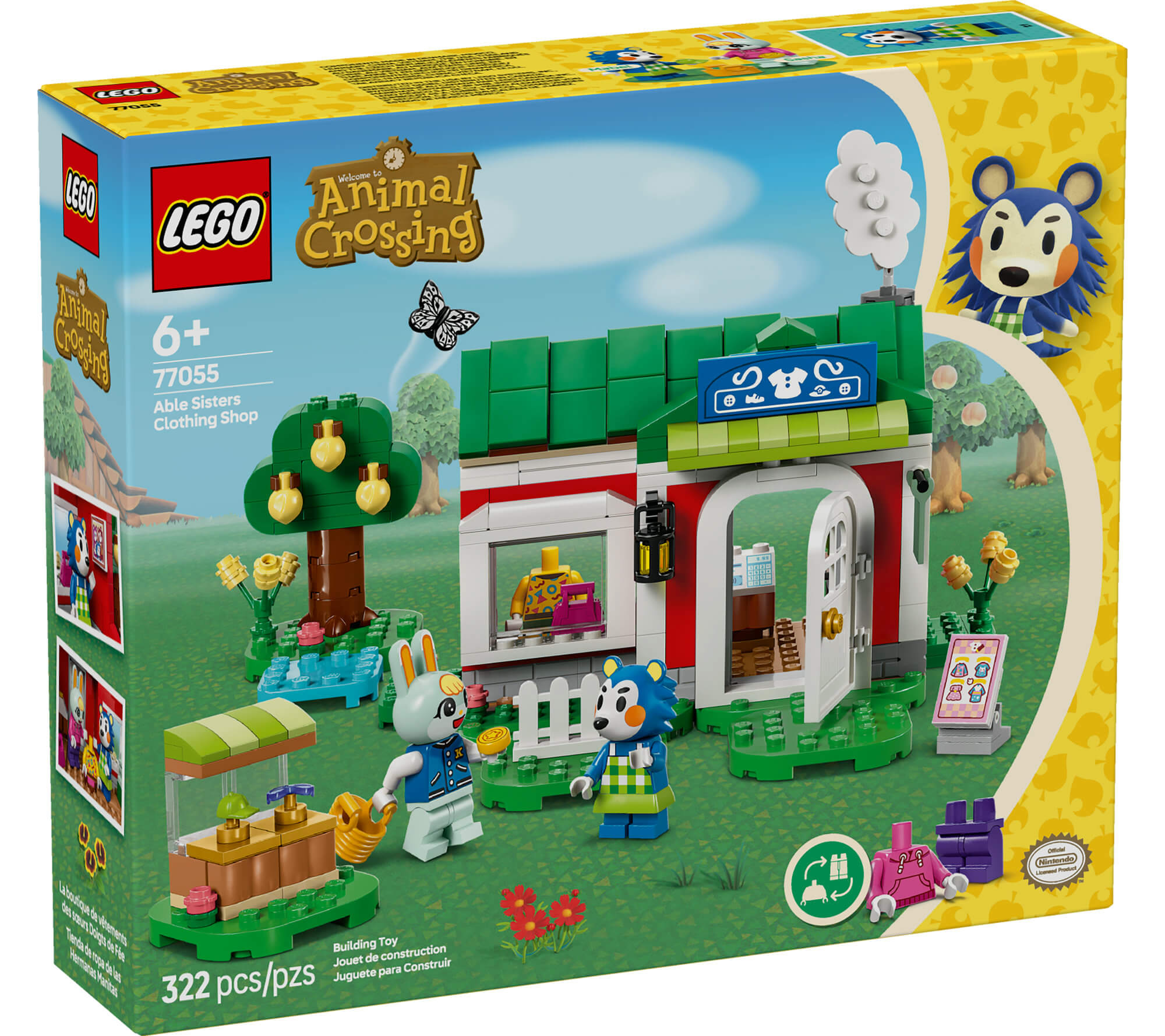 LEGO Animal Crossing Able Sisters 322-Piece Clothing Shop Building Kit - Image 2