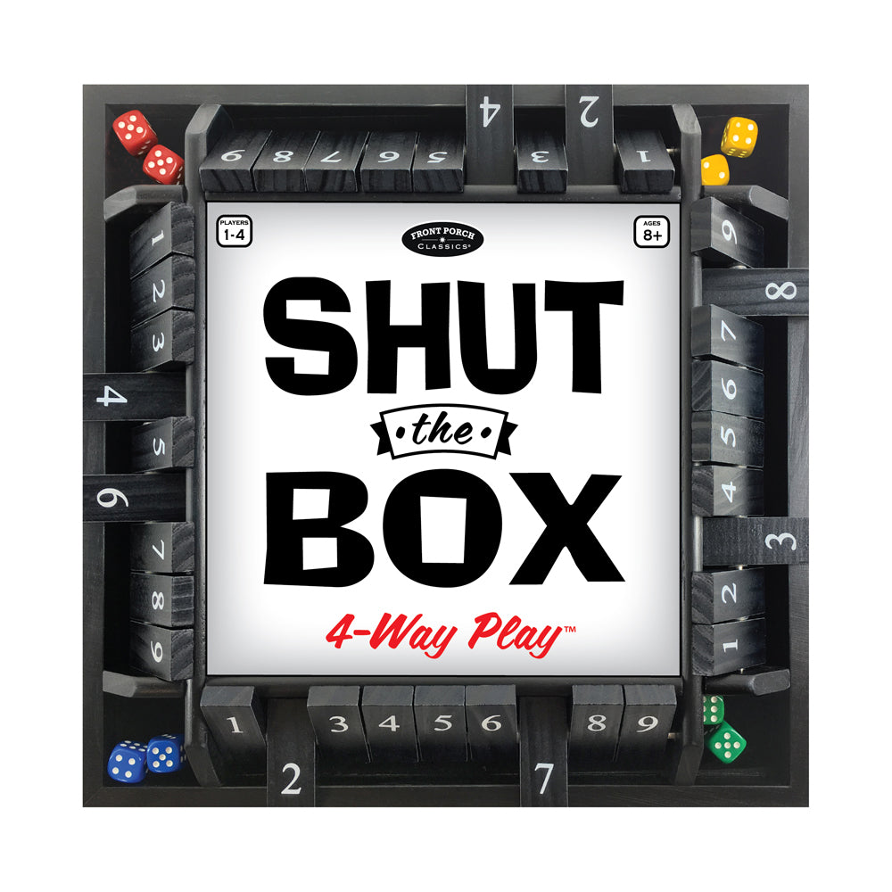 Shut the Box 4-Way Play Classic Wooden Board Game - Image 2