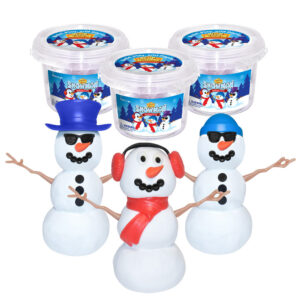 Build Buddiez Snowman Foam Craft Kit 3-Pack ?C Create, Play, Display for Kids 5+
