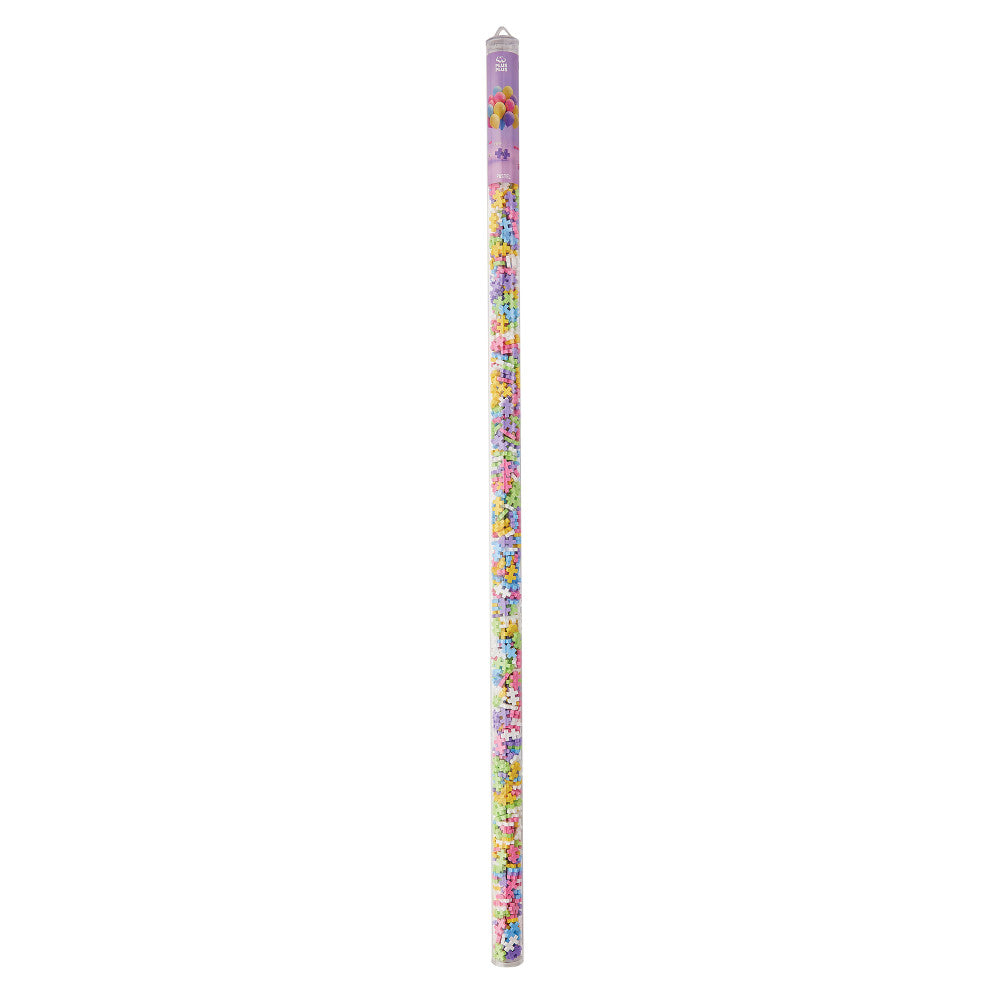 Plus-Plus Super Tube - Pastel Mix Construction Set - 500 Pieces