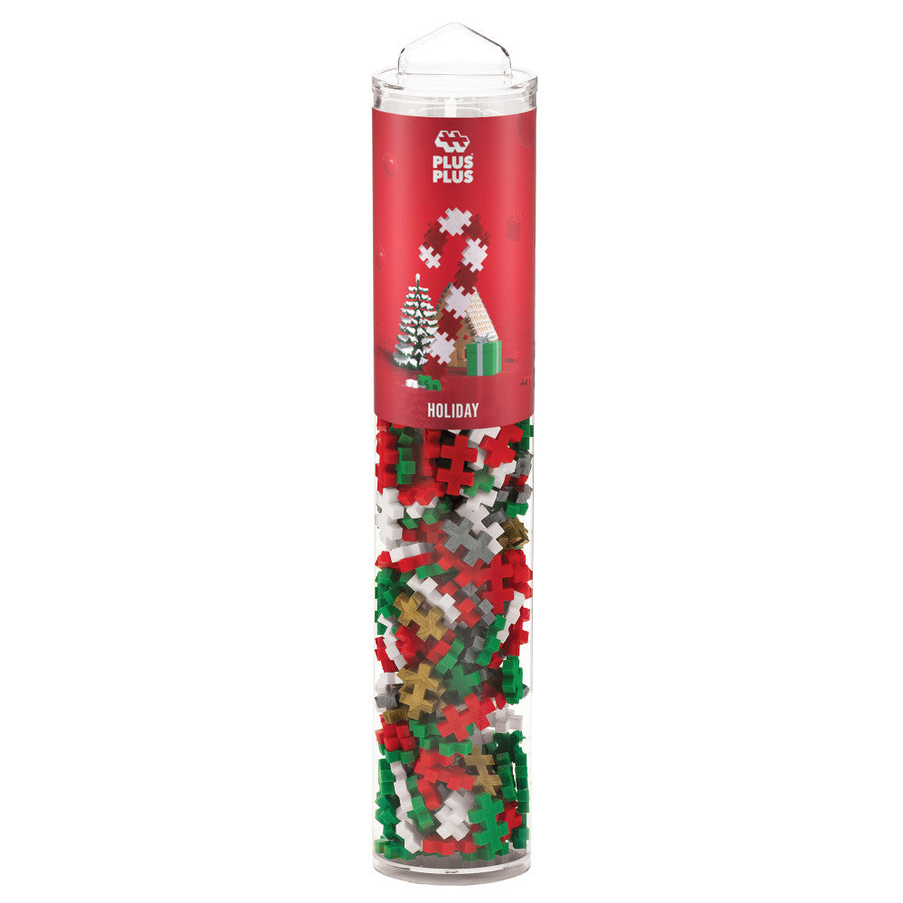 Plus-Plus Open Play Tube - Festive 240-Piece Building Set, Ages 5+ - Image 3