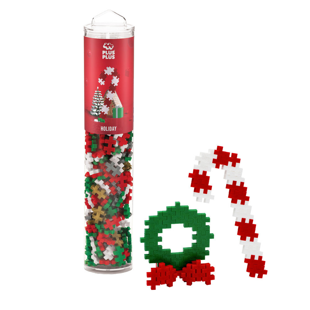 Plus-Plus Open Play Tube - Festive 240-Piece Building Set, Ages 5+ - Image 5