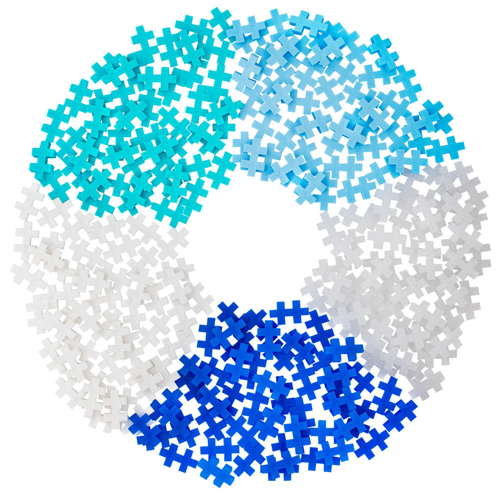 Plus-Plus Open Play Tube - Glitter Frost Mix - 240 pcs Construction Set for Ages 5+ - Image 2