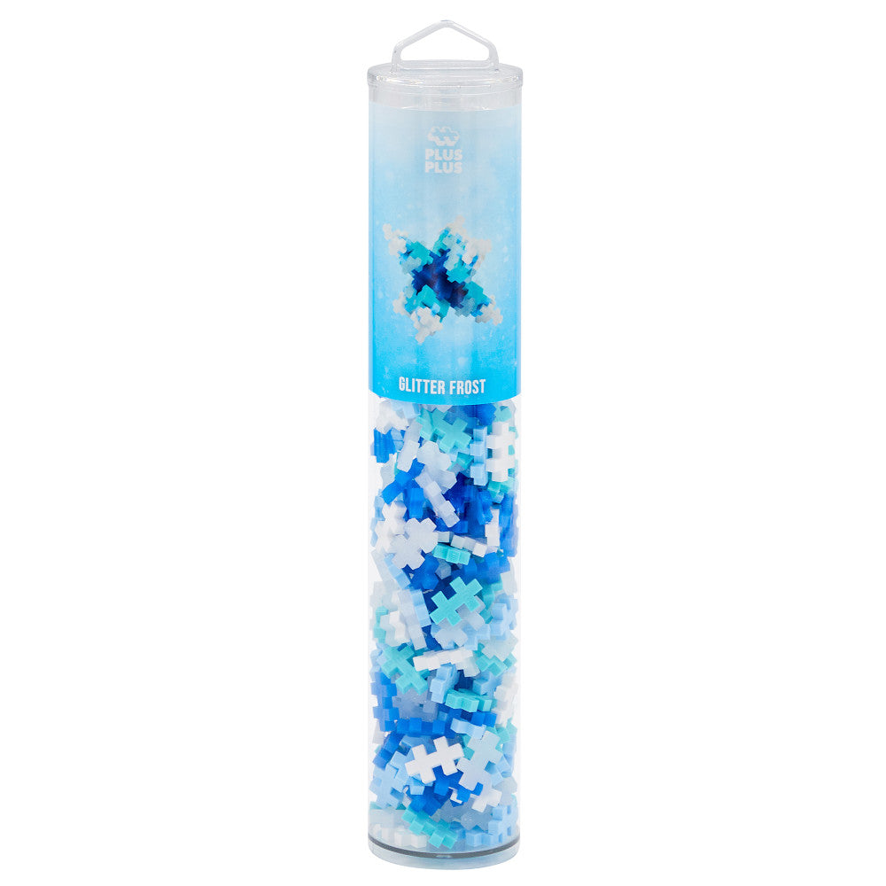 Plus-Plus Open Play Tube - Glitter Frost Mix - 240 pcs Construction Set for Ages 5+ - Image 3