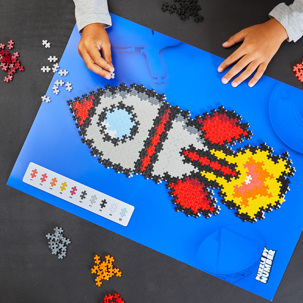 Plus-Plus Puzzle by Number Rocket - 500 Piece Creative Set for Kids Ages 5+ - Image 5