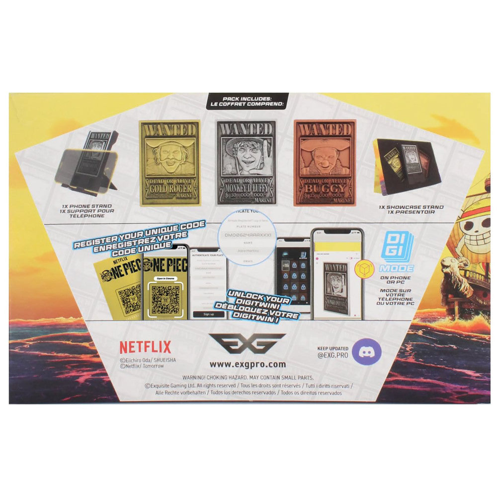 Exquisite Gaming One Piece Digiplate Collector's Pack with Iconic Pirate Etchings - Image 2