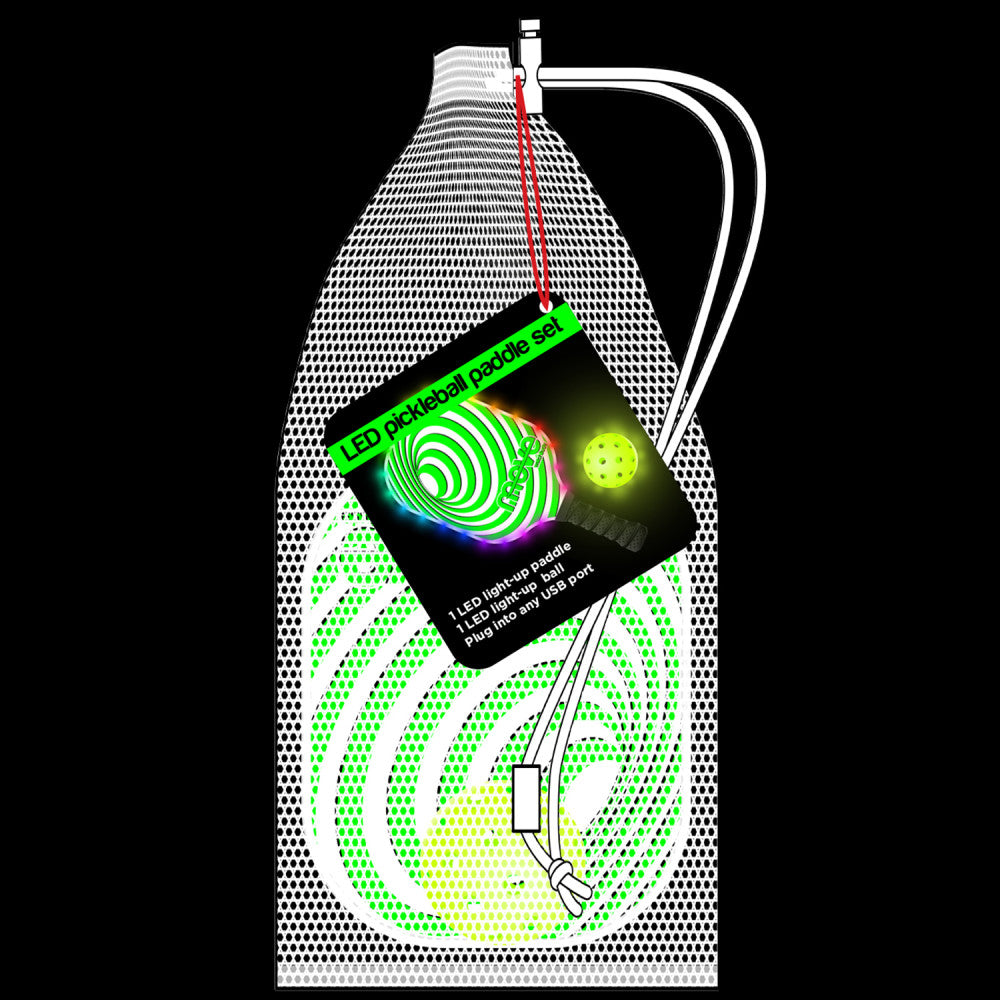 Watchitude Glow-in-the-Dark Pickleball Paddle and Ball Set - Image 5