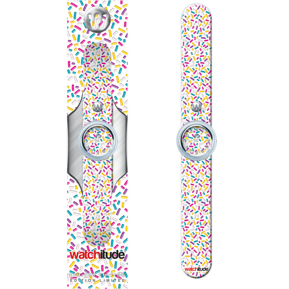 Watchitude Kids' Slap Watch Sprinkles - Colorful Silicone Strap - Image 2
