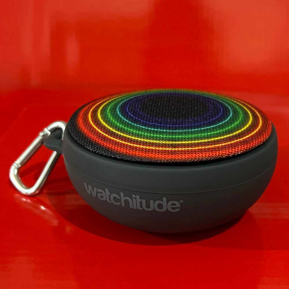 Watchitude Jammed 2 Go Rainbow Wave Round Bluetooth Speaker - Image 2