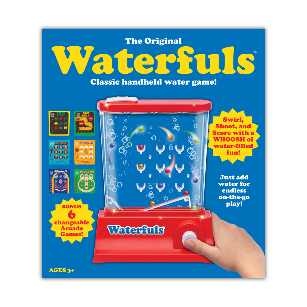 Waterfuls Classic Handheld Water Game with 6 Themed Backgrounds - Image 3
