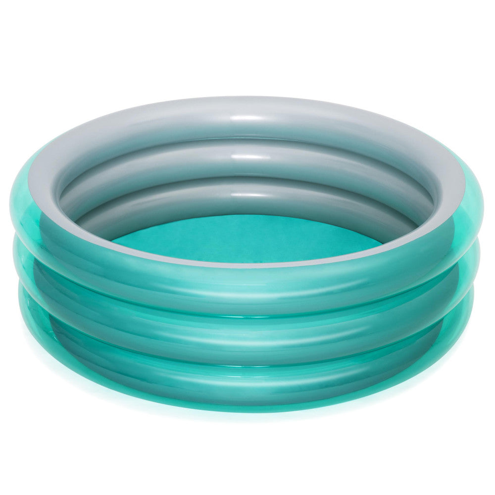 H2OGO! Big Metallic 3-Ring Inflatable Play Pool for Kids, 5 ft. 7 in. Diameter