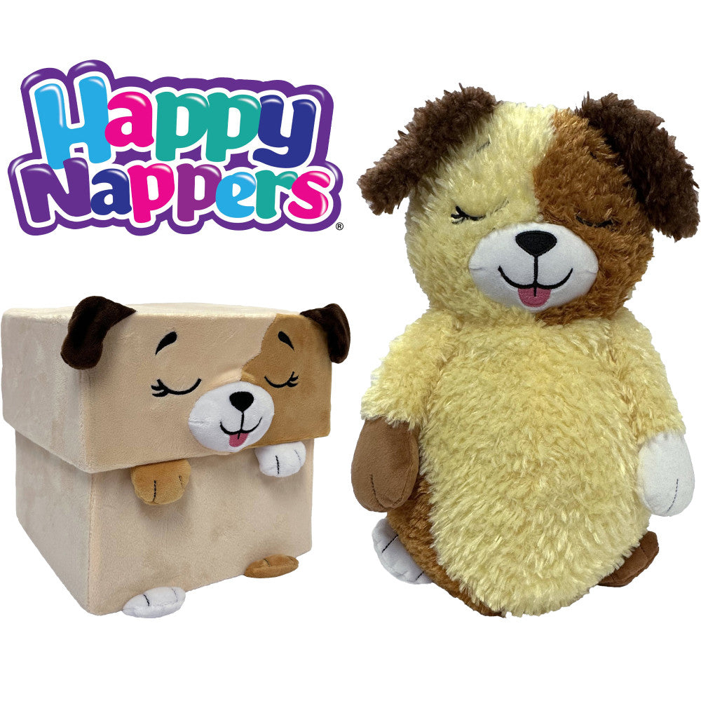 Happy Nappers Adorable Storables 15 inch Plush Dog - Tan & Brown - Image 3