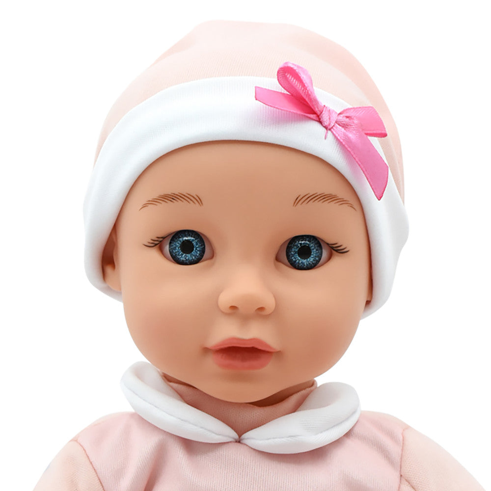 Little Darlings 14 Inch - Sweet Touch Baby Doll with Fox-Pink-White Outfit - Image 7