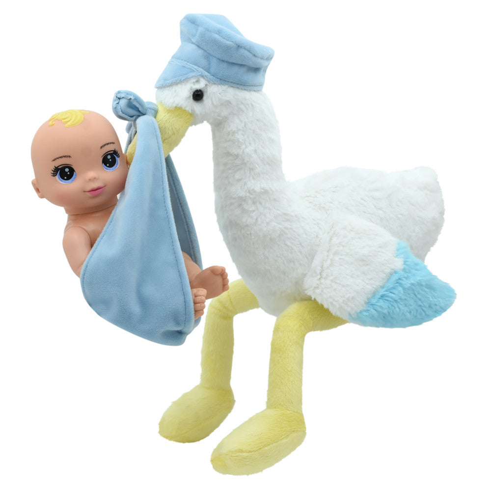 Magic Nursery 8" Special Delivery Set - Blue - Posable Baby Doll, Age 2+ - Image 2