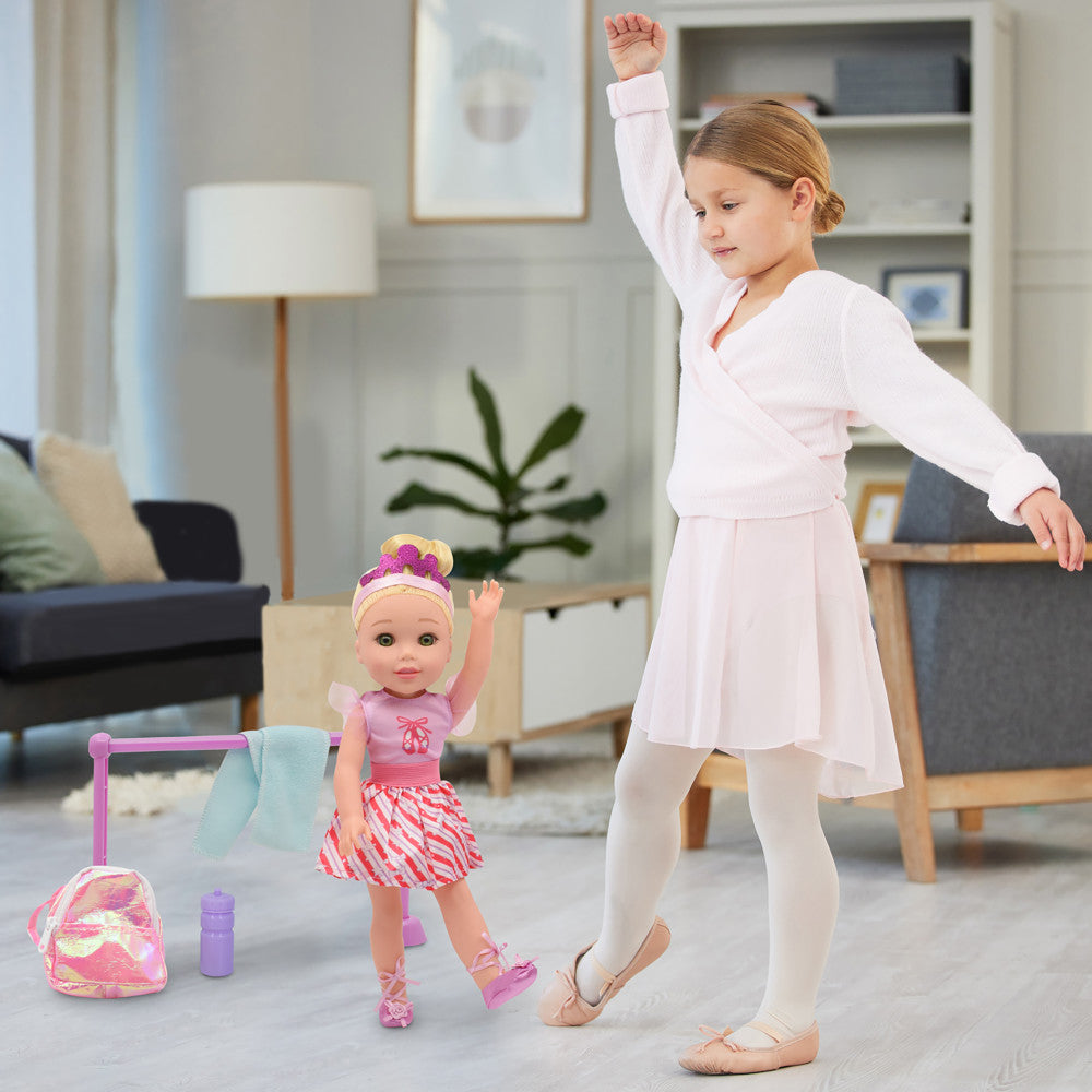 Style Dreamers 14" Ballet Set - Blonde Hair Hard Body Doll - Image 3