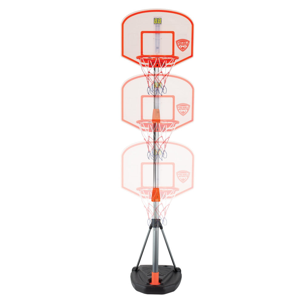 Pro Ball Adjustable Portable Basketball Game with Electronic Scoreboard - Image 3