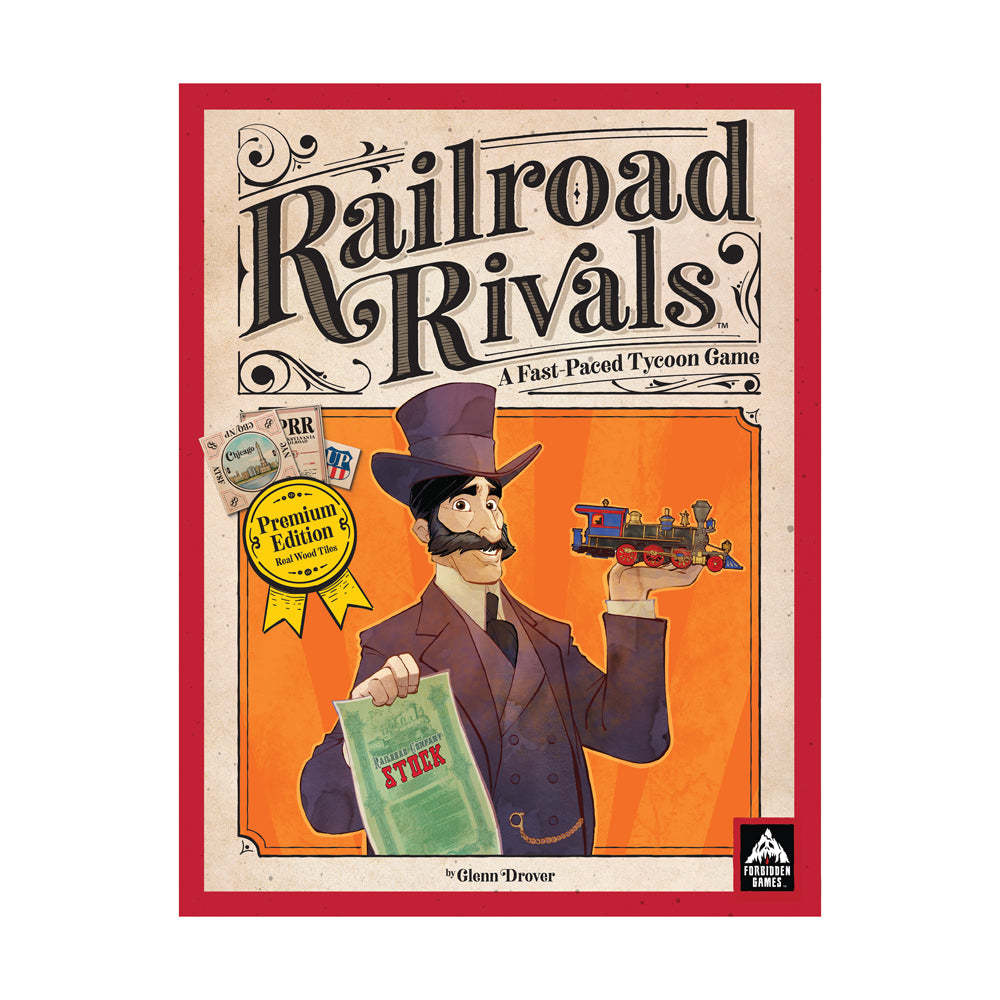 Railroad Rivals Premium Edition Strategy Board Game - Image 2