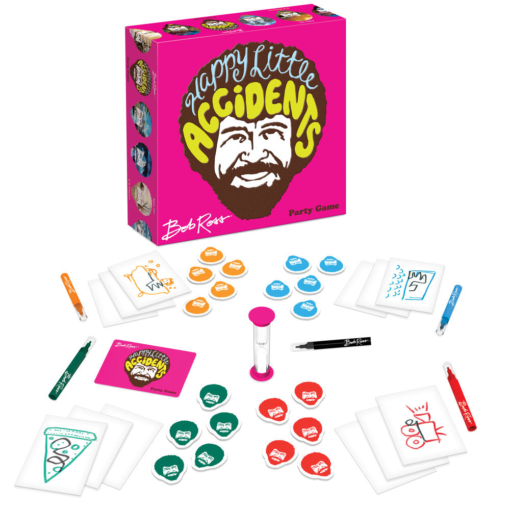 Bob Ross Happy Little Accidents Party Game - Image 2
