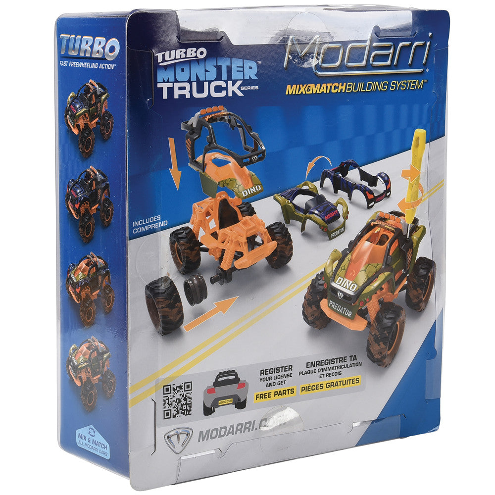 Modarri Jurassic Beasts Turbo Monster Truck - Creative DIY Toy Car - Image 2