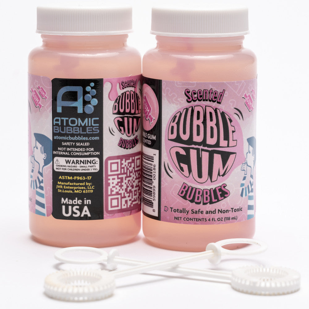 Atomic Bubbles Bubble Love Bubblegum Scented Bubbles, 2-Pack - Image 2
