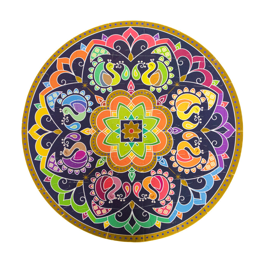 Kulture Khazana Rangoli Mandala 48-Piece Floor Puzzle - Image 2