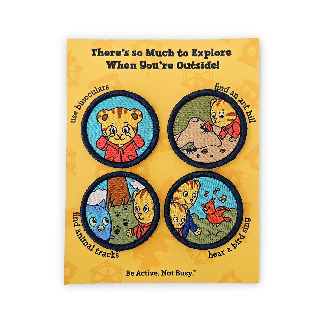 Daniel Tiger's Neighborhood x Carter Joey Nature Explorer Patches