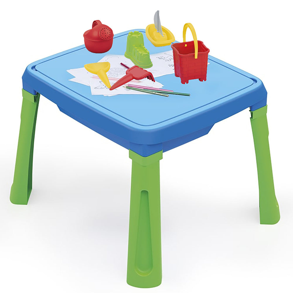 Dolu - 3-In-1 Activity Table - Sand, Water & Creativity - Multicolor - Image 4
