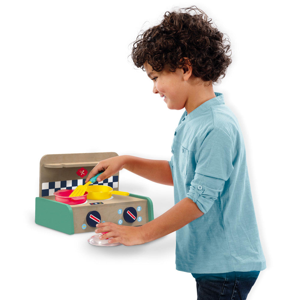 SES Creative Wooden Kitchen Play Set - 16-Piece Pretend Play Collection - Image 2