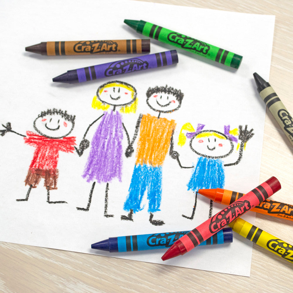 Cra-Z-Art Jumbo Crayons Classroom Pack - 400 Count, 8 Vibrant Colors - Image 2