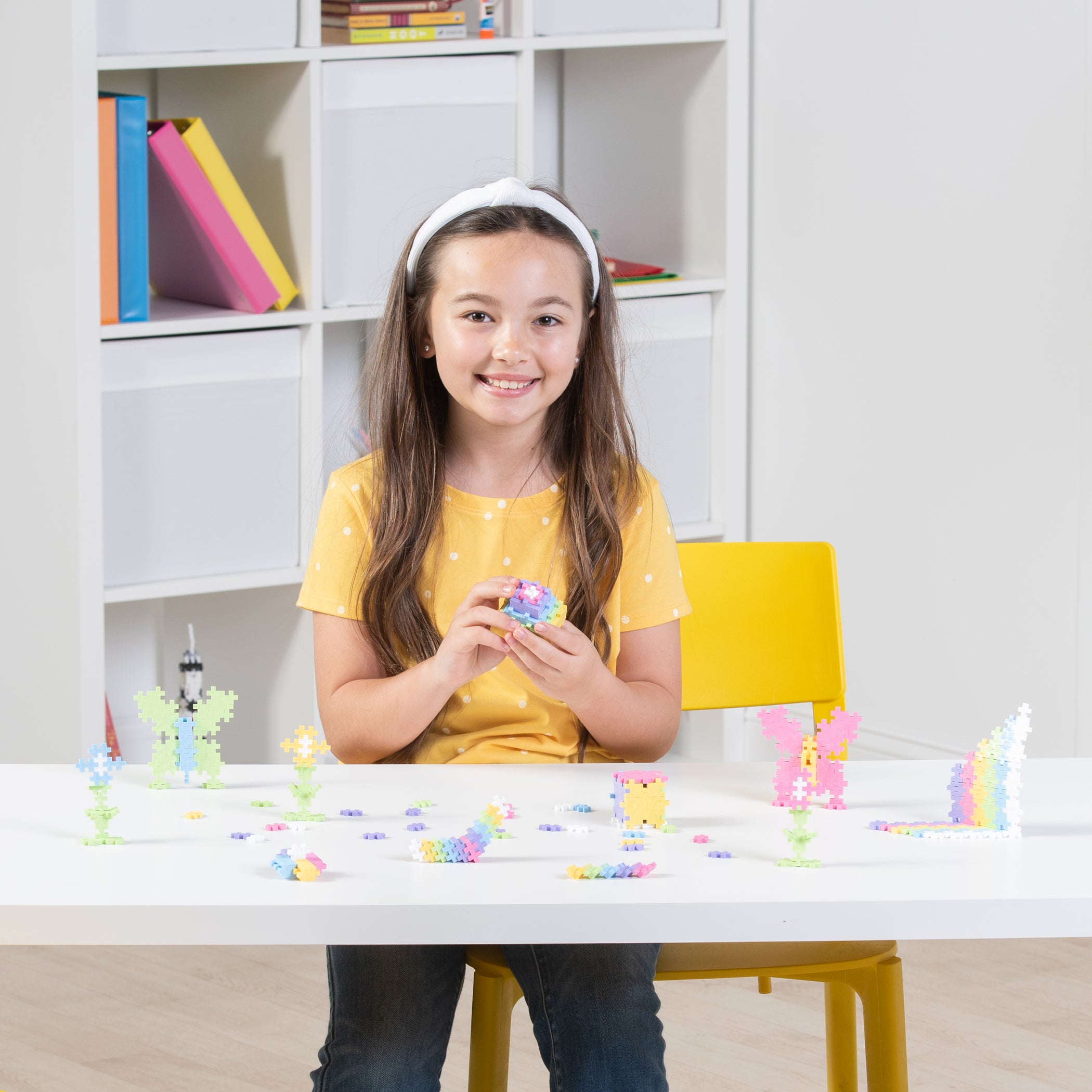 Plus-Plus Pastel 240-Piece Building Set - Creative Open-Ended Play Tube - Image 2