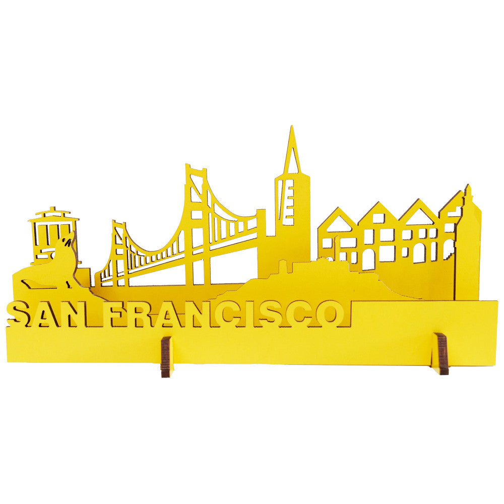 Little & Wood: San Francisco 3D Wooden Puzzle Kit - Medium - Image 2