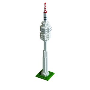 Brixies 221-Piece Multicolor Olympic Tower Building Kit - Model 200.057