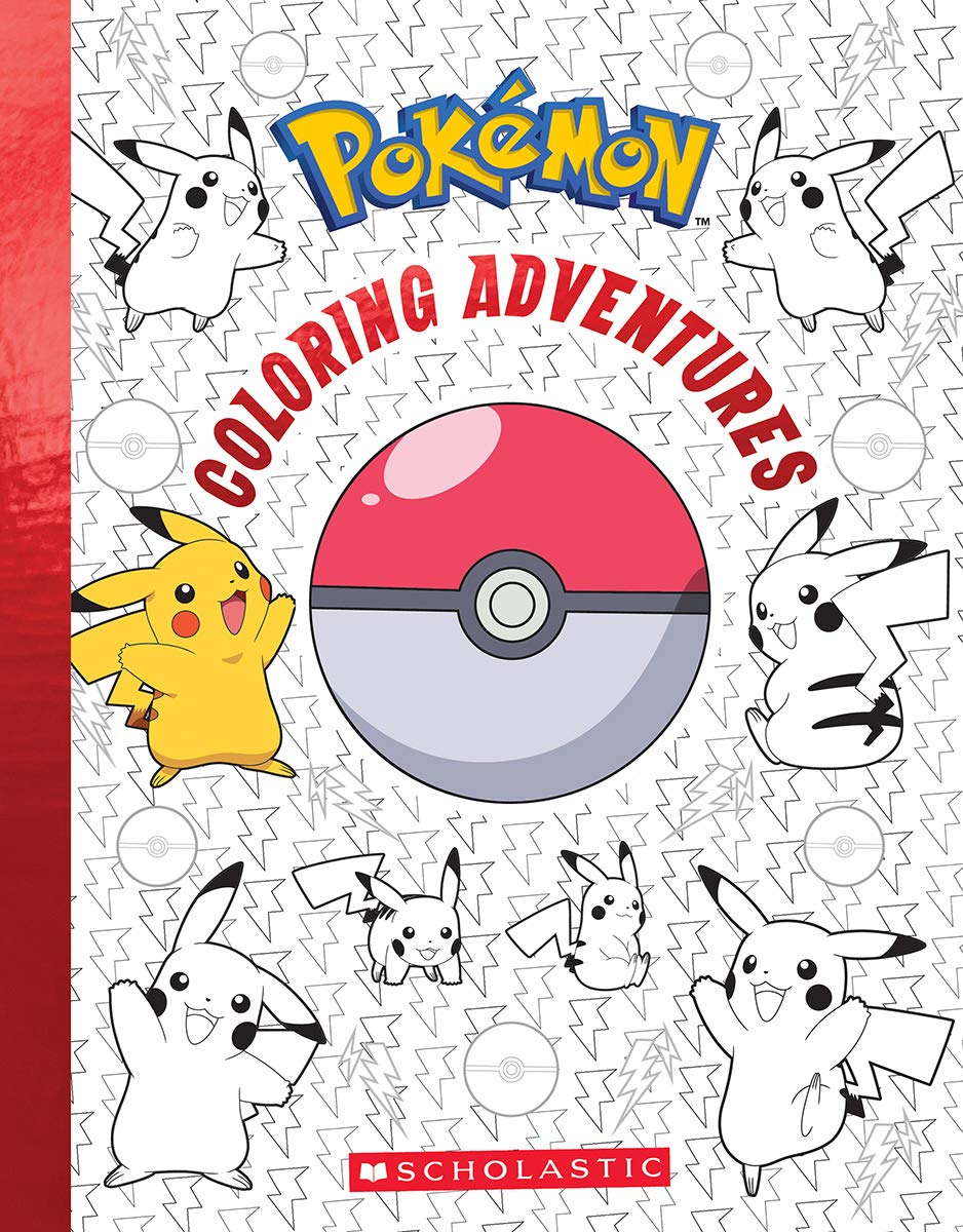 Scholastic Pok??mon Coloring Adventures - Official Coloring Book