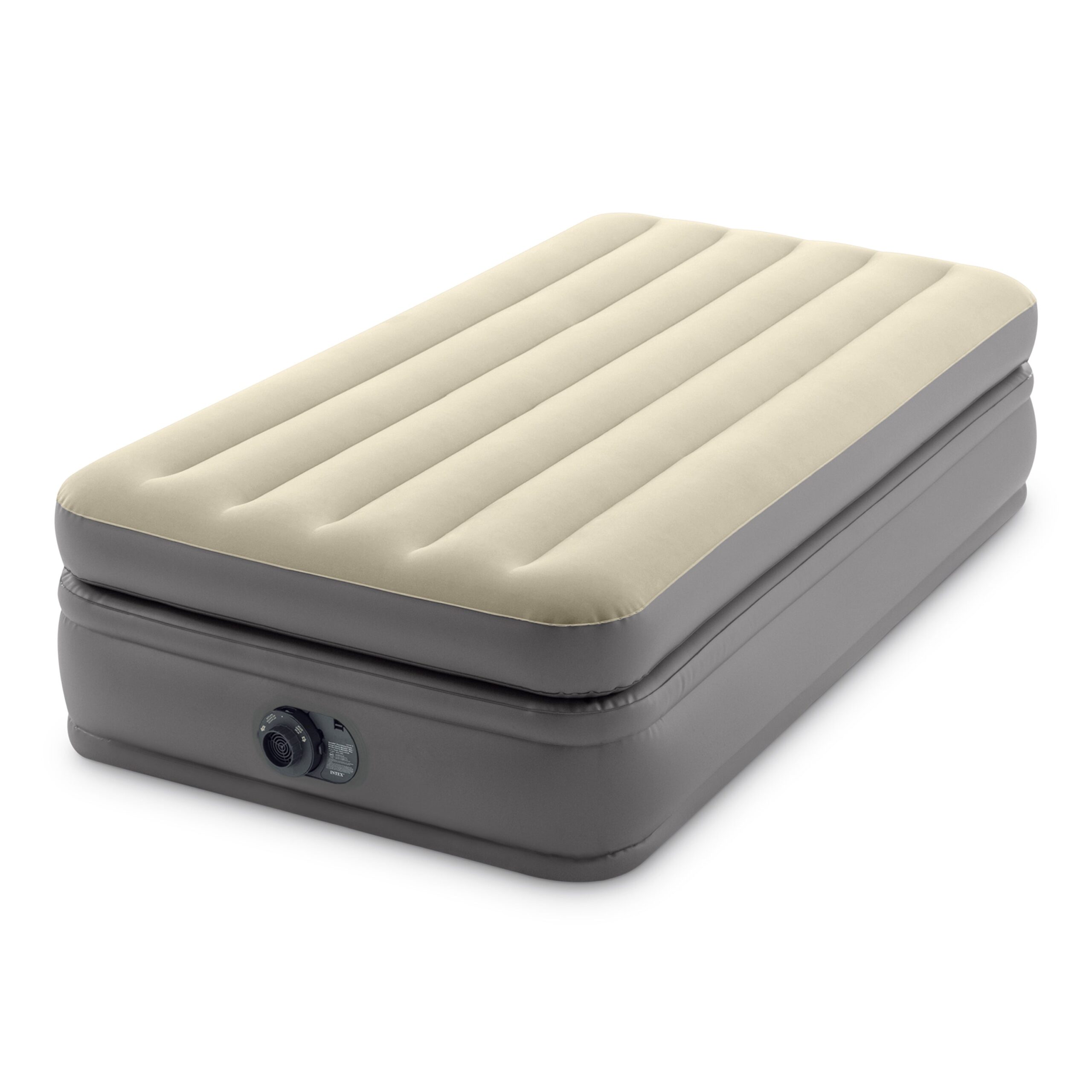 Intex Comfort Elevated Fiber-Tech Twin Airbed ?C Velvety Soft - Image 3