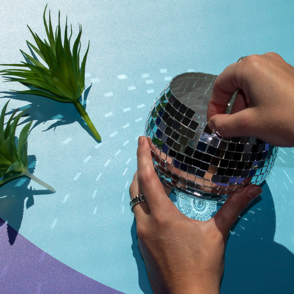 Art 101 DIY Disco Planter Creation Kit - Sparkly Silver - Image 5